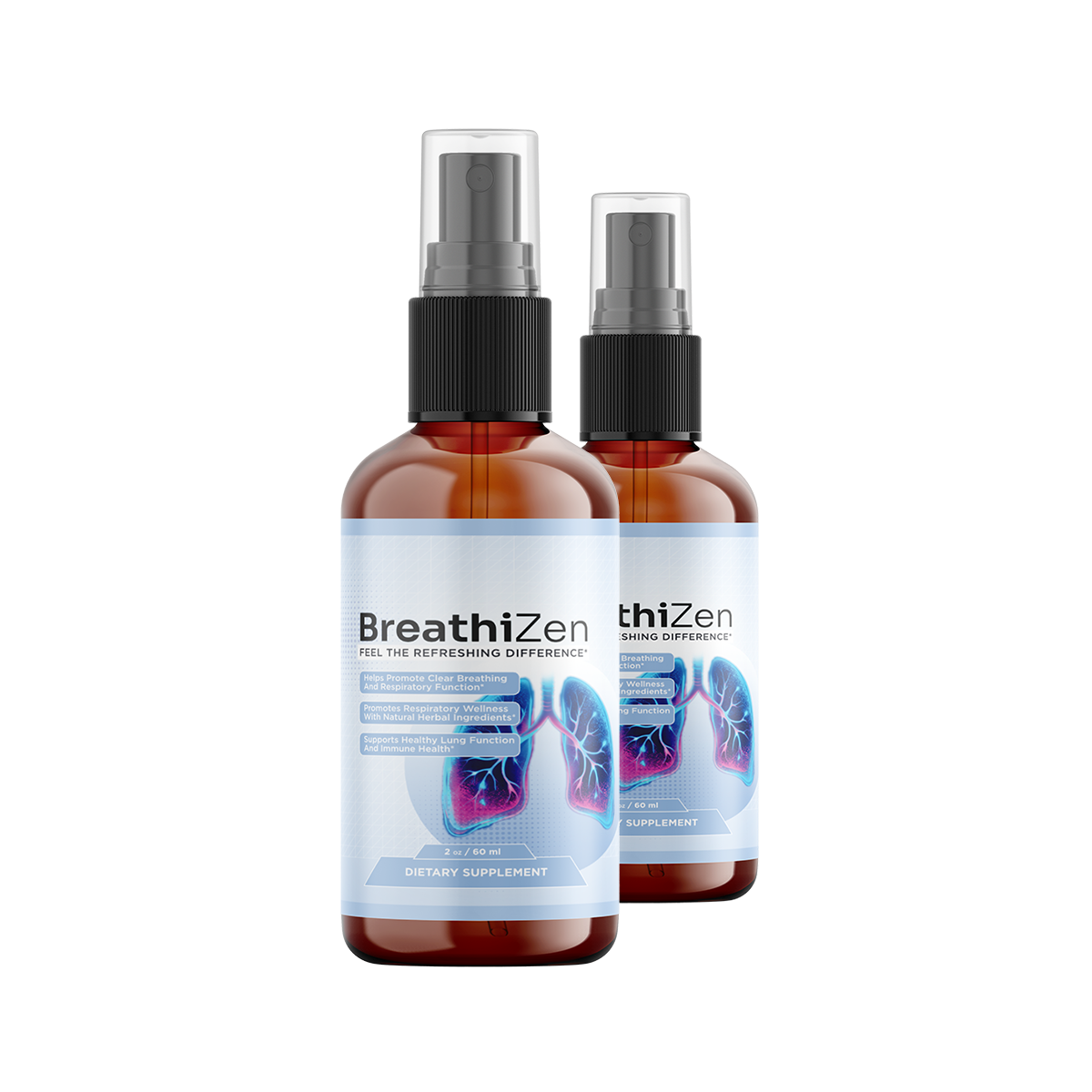 Two bottles of BreathiZen